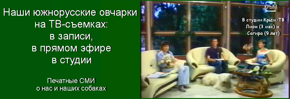 Южаки КРЫМ АК-КАЯ в прессе и ТВ